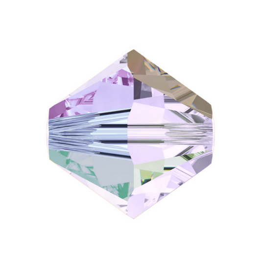 Swarovski 5328 Bicone - 4mm Smoky Mauve AB 2X - 20 pcs