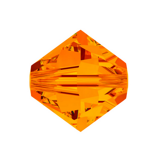 Swarovski 5328 Bicone - 3mm - Tangerine - 20 pcs