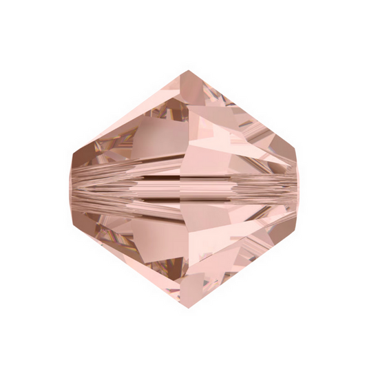 Swarovski 5328 Bicone - 6mm - Vintage Rose - 20 pcs