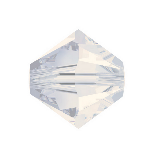 Swarovski 5328 Bicone - 6mm - White Opal - 20 pcs