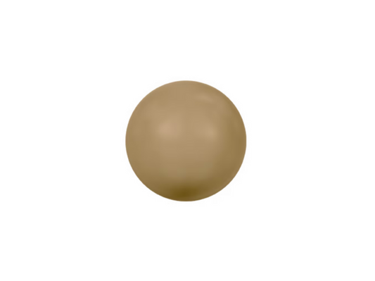 Swarovski 5810 Pearl - 6mm - Antique Brass - 10 pcs
