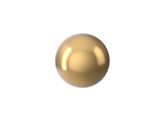 Swarovski 5810 Pearl - 6mm - Bright Gold - 10 pcs