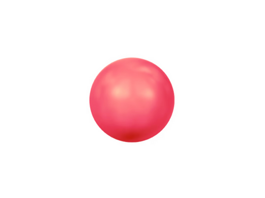 Swarovski 5810 Pearl - 4mm - Neon Red - 20 pcs