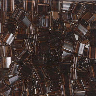 MIYUKI Full Tila Bead - TL135 Transparent Brown - 10 gms