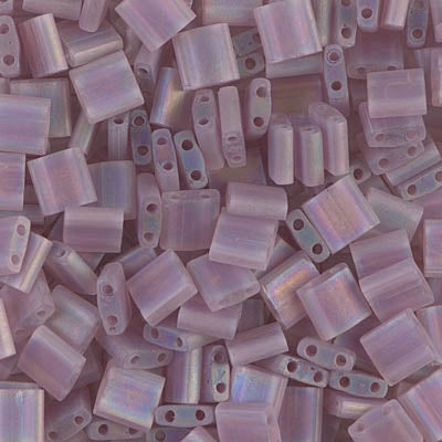 MIYUKI Full Tila Bead - TL142FR Matte Smoky Amethyst AB - 10 gms