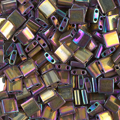 MIYUKI Full Tila Bead - TL188 Metallic Purple Gold Iris - 10 gms