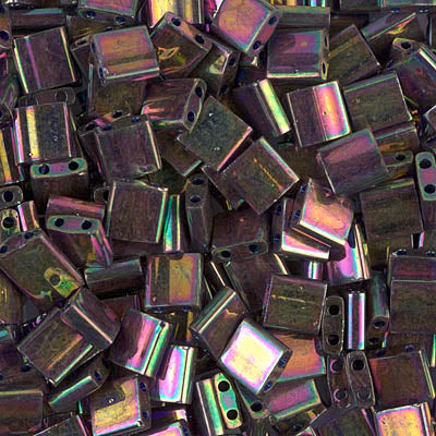 MIYUKI Full Tila Bead - TL1893 Bronze Metallic Iris Luster - 10 gms