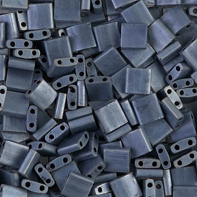 MIYUKI Full Tila Bead - TL2001 Matte Gunmetal - 10 gms