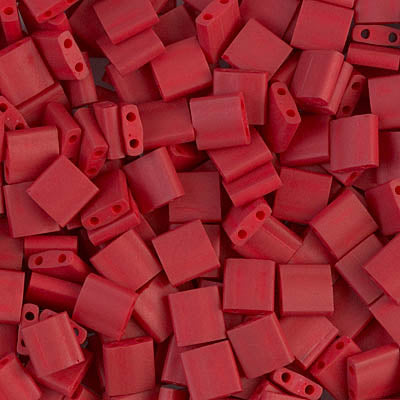 MIYUKI Full Tila Bead - TL2040 Matte Metallic Dark Maroon - 10 gms