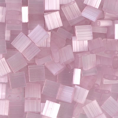 MIYUKI Full Tila Bead - TL2551 Pink Silk Satin AB - 10 gms