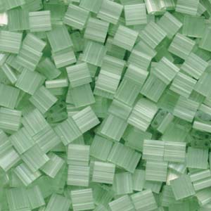 MIYUKI Full Tila Bead - TL2559 Pale Green Silk Satin AB - 10 gms