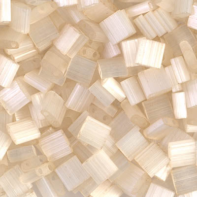 MIYUKI Full Tila Bead - TL2592 Antique Ivory Silk Satin - 10 gms