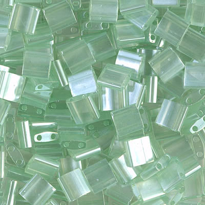MIYUKI Full Tila Bead - TL370 Seafoam Green Luster - 10 gms