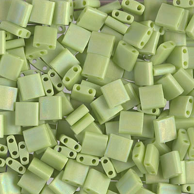 MIYUKI Full Tila Bead - TL416FR Opaque Chartreuse AB - 10 gms