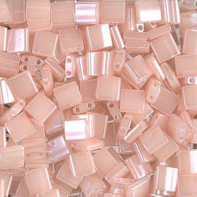 MIYUKI Full Tila Bead - TL519 Opaque Ceylon Pale Pink - 10 gms