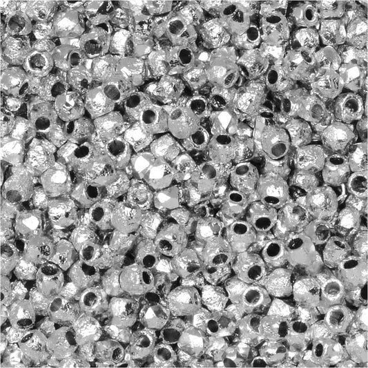 True 2 - 2mm Fire Polished Faceted Rounds - Etch Full Labrador - 100 pcs