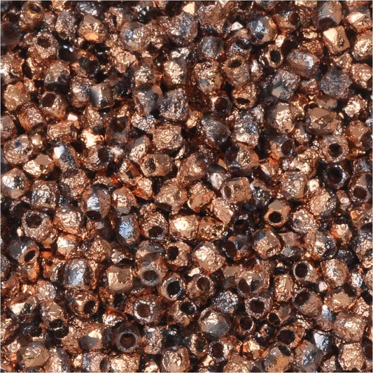True 2 - 2mm Fire Polished Faceted Rounds - Etched Full Capri - 100 pcs