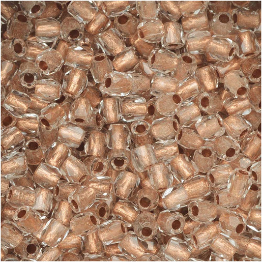 True 2 - 2mm Fire Polished Faceted Rounds - Copper Lined - 100 pcs