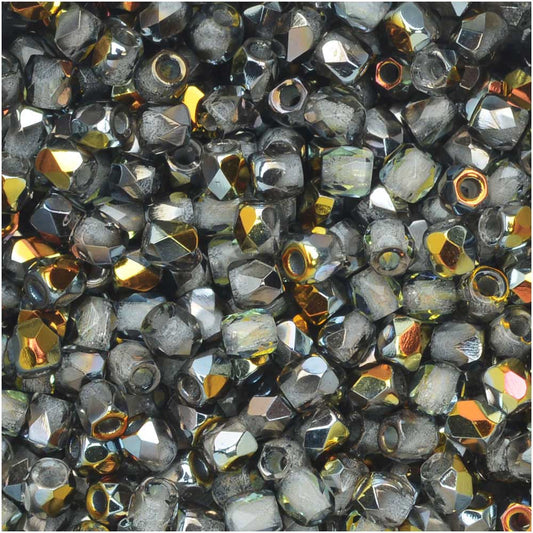 True 2 - 2mm Fire Polished Faceted Rounds - Marea - 100 pcs