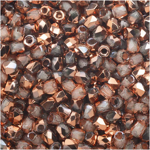 True 2 - 2mm Fire Polished Faceted Rounds - Capri Gold - 100 pcs