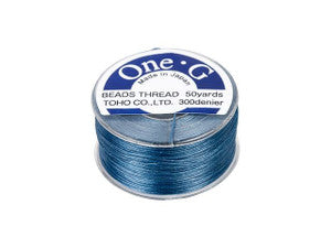 Toho One-G Beading Thread - 50 yards - Blue