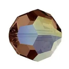 Swarovski 5000 Round - 3mm - Smoked Topaz AB - 20 pcs
