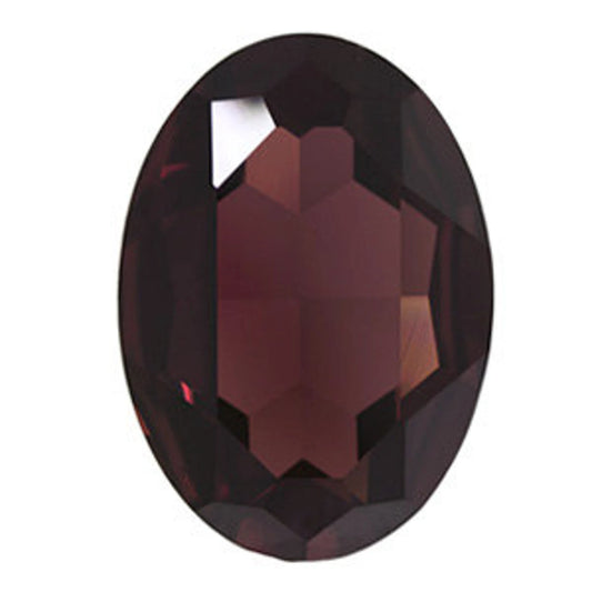 Swarovski 4120 25x18mm Oval Stone - Burgundy
