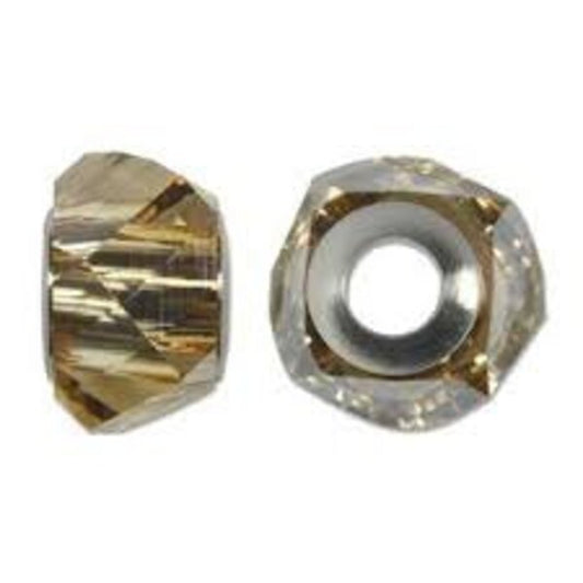 Swarovski 5920 - Be Charmed Helix Bead - Golden Shadow