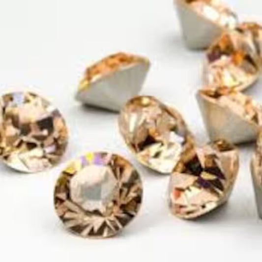 Swarovski 1028 SS29 Chaton - Light Peach - 12 pcs
