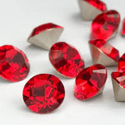 Swarovski 1028 SS19 Chaton - Light Siam - 24 pcs
