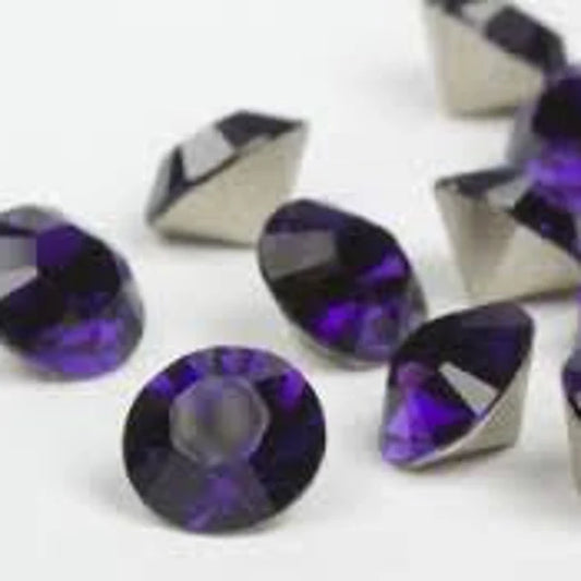 Swarovski 1028 SS19 Chaton - Purple Velvet - 24 pcs