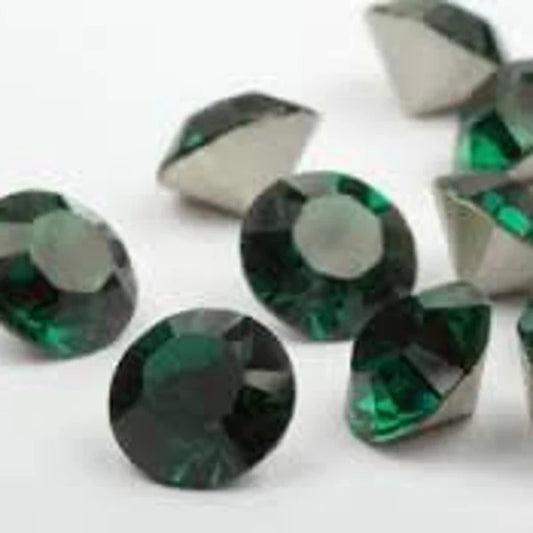 Swarovski 1028 SS19 Chaton - Emerald - 24 pcs