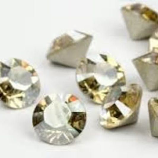 Swarovski 1028 SS19 Chaton - Golden Shadow - 24 pcs