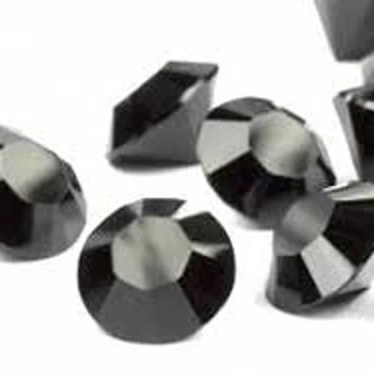 Swarovski 1028 SS29 Chaton - Jet - 12 pcs