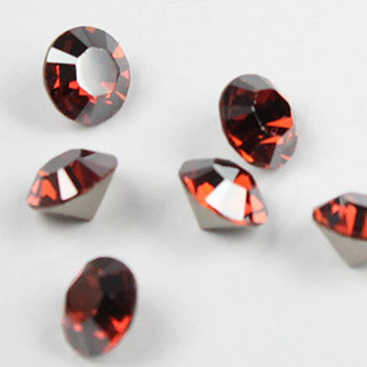 Swarovski 1028 SS19 Chaton - Padparadascha Satin - 24 pcs