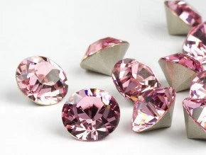 Swarovski 1028 SS19 Chaton - Light Rose - 24 pcs