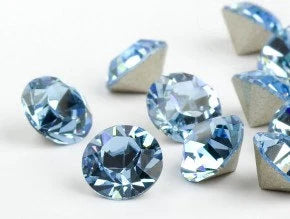 Swarovski 1028 SS19 Chaton - Aquamarine - 24 pcs