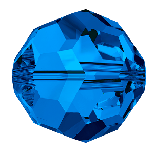 Swarovski 5000 Round - 2mm - Sapphire - 20 pcs