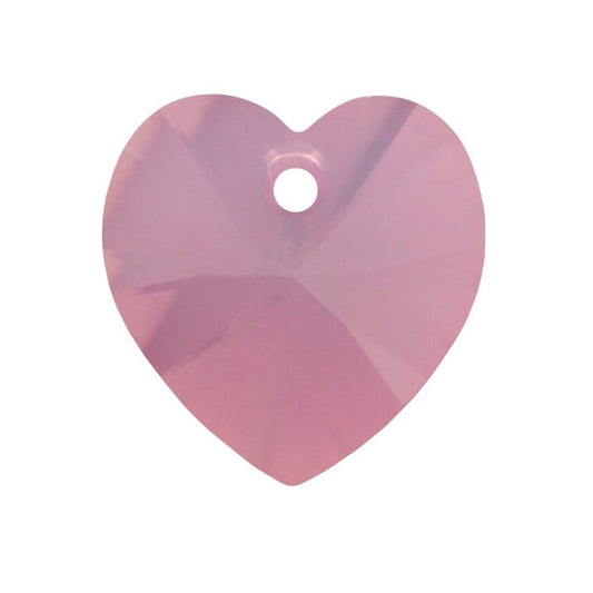 Swarovski 6228 - 14mm - Heart Pendant - Cyclamen Opal - Pack 2