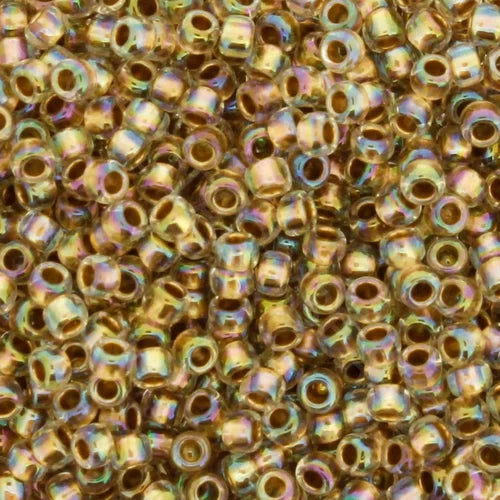 TOHO #11 Seeds - 994 - Gold Lined Rainbow Crystal - 10 gms